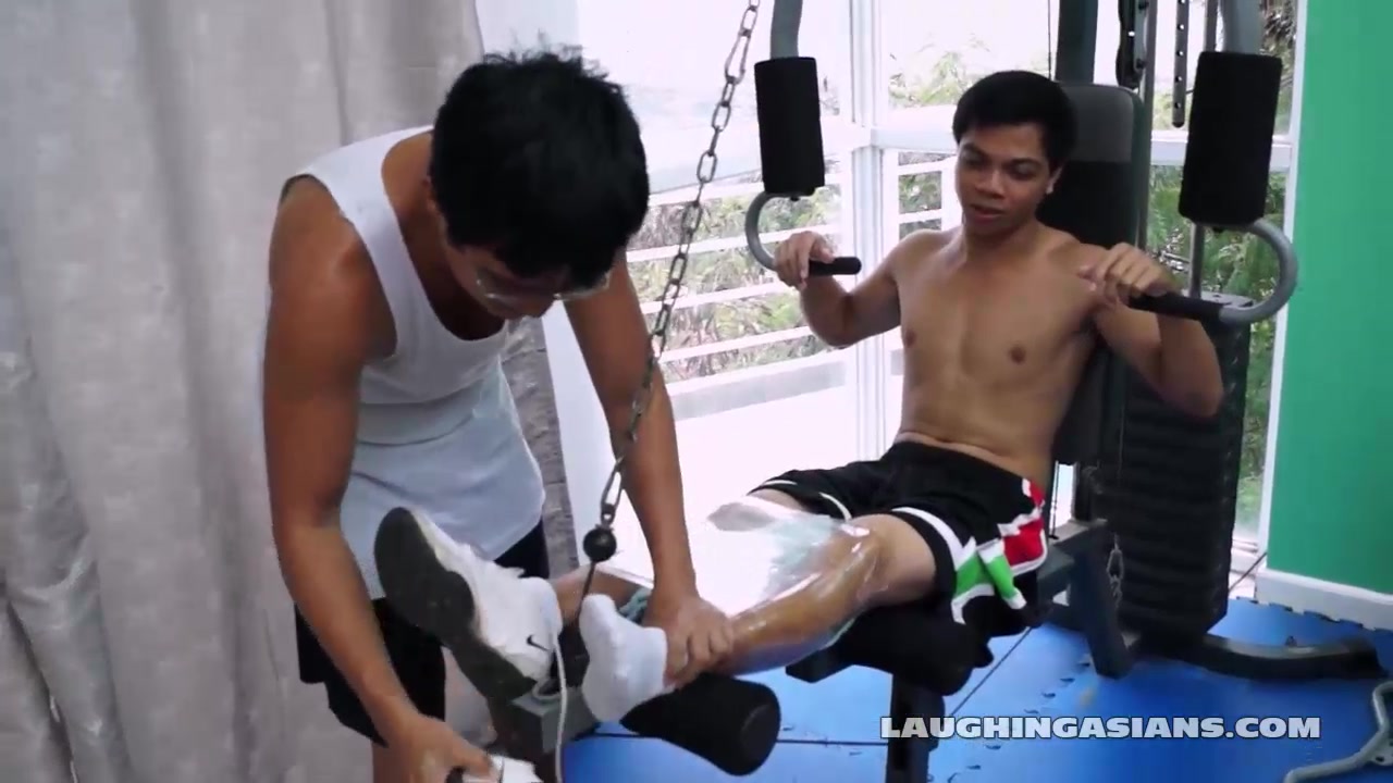 Ticklish Gym Buddy