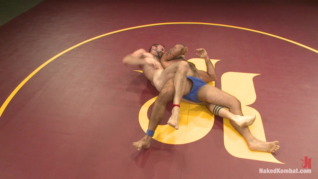 NakedKombat Clayton Pile Driver Kent vs Alessio El Lobo Romero The Hairy Match