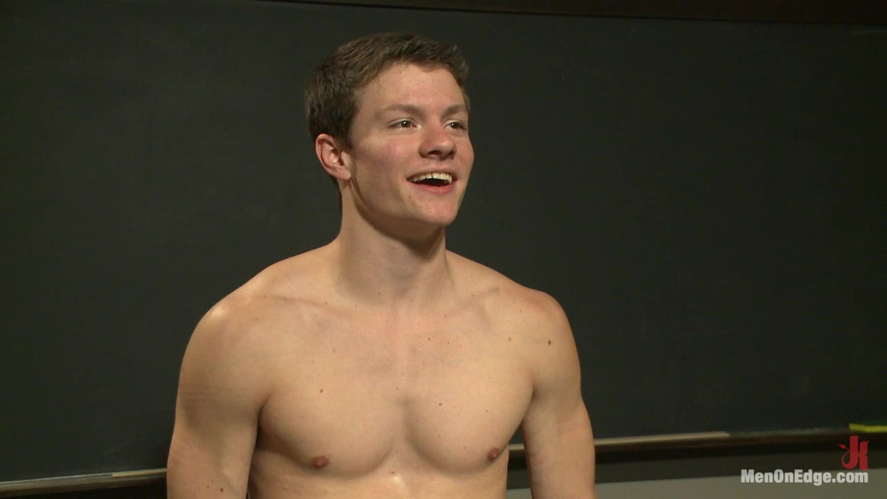 Hot student 18+ taken down and edged in the classroom