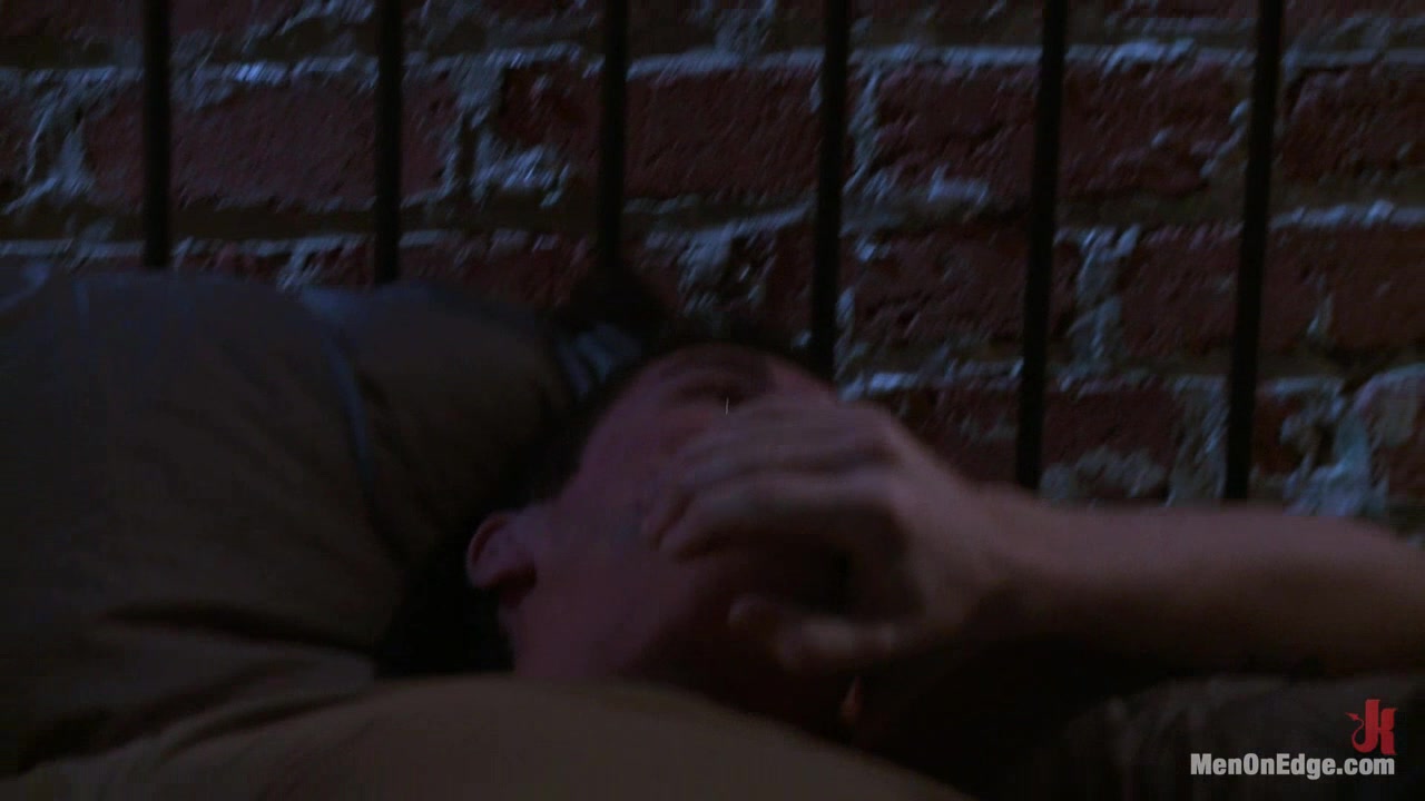 Two edging perverts take down a sexy stud with a fat cock