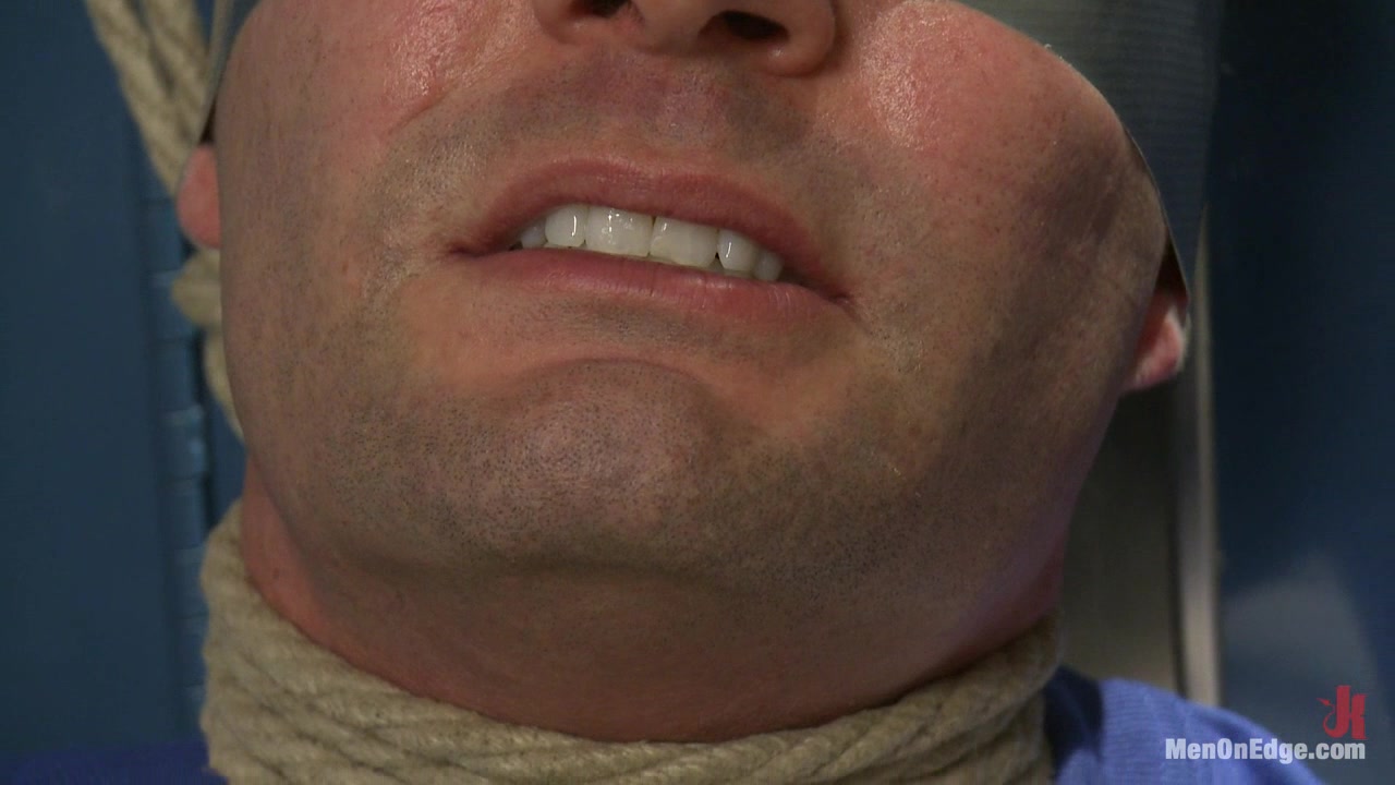 Captured Baseball Stud gets Edged in the Locker Room