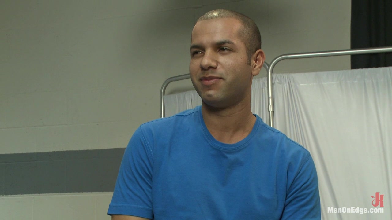 Carter West is medically examined and edged by two perverts