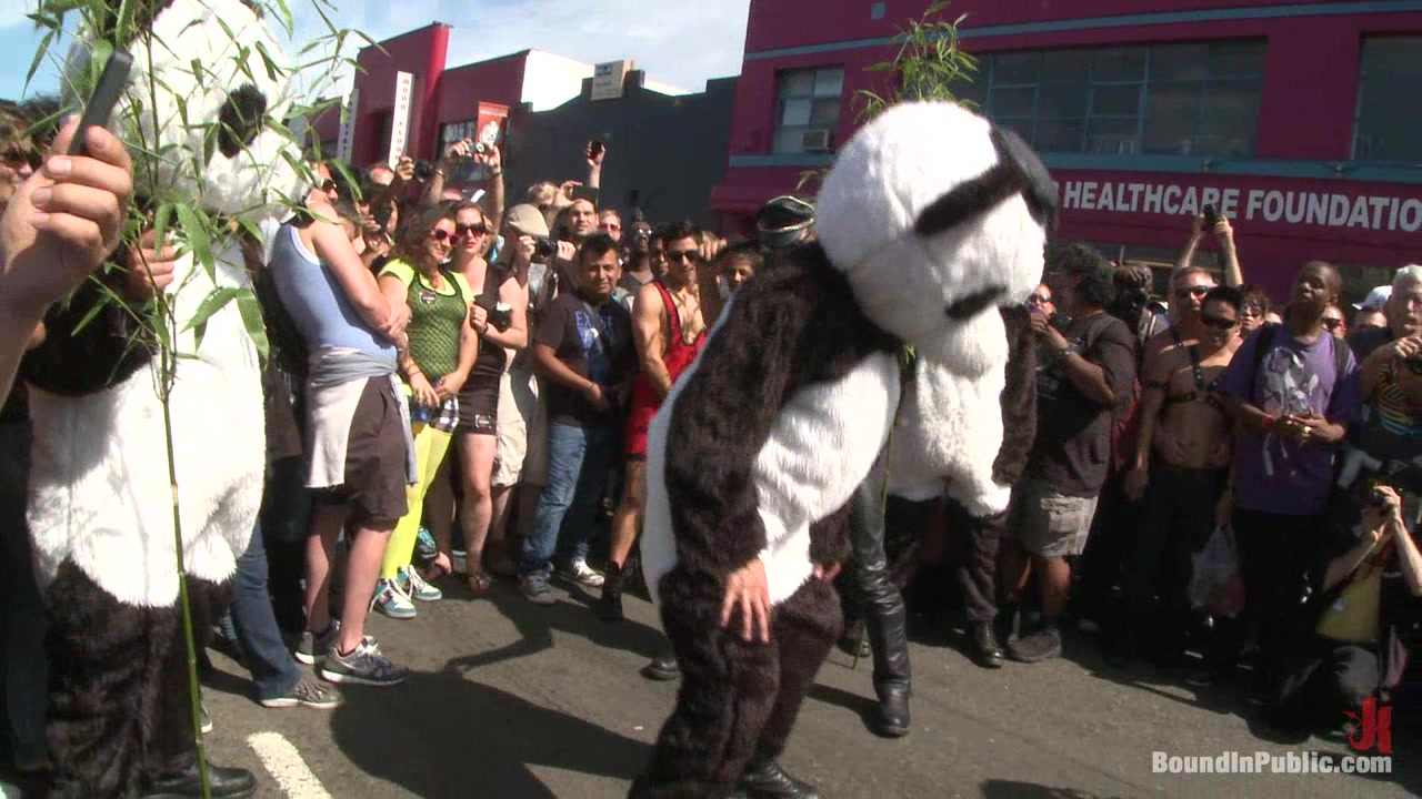 Bound in Public. Naked Pandas Trick or Treat Just in time for Halloween