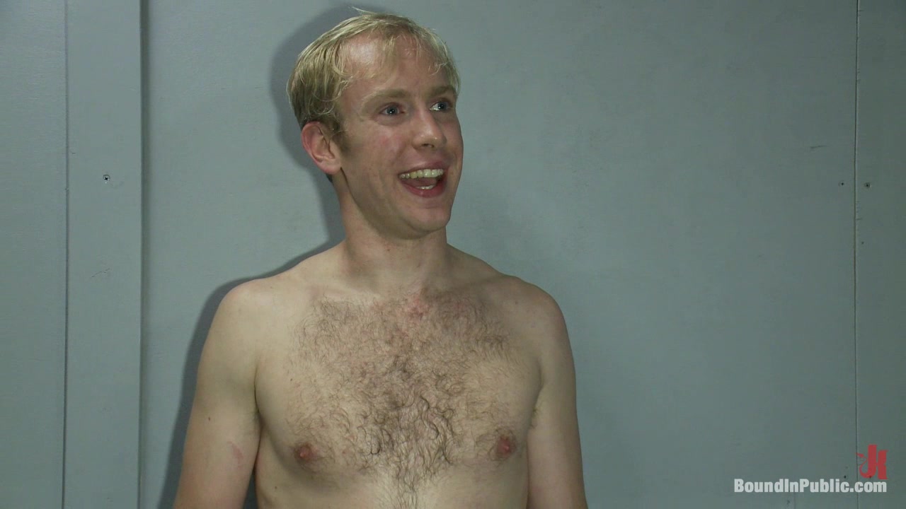 Bound in Public. Two thugs drag a businessman into a porn shop and strip him of his manhood