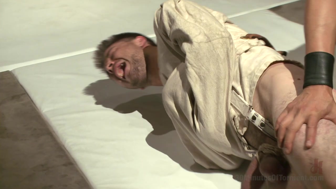 30 minutes Of Torment. Straight stud James Riker tossed around like a rag doll