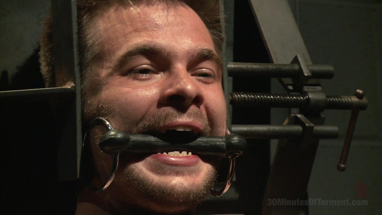 30 minutes Of Torment. Straight stud James Riker tossed around like a rag doll