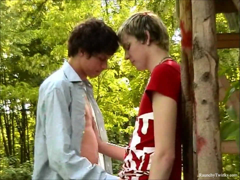 RaunchyTwinks Video: Dusan And Jozef Fuck In The Woods