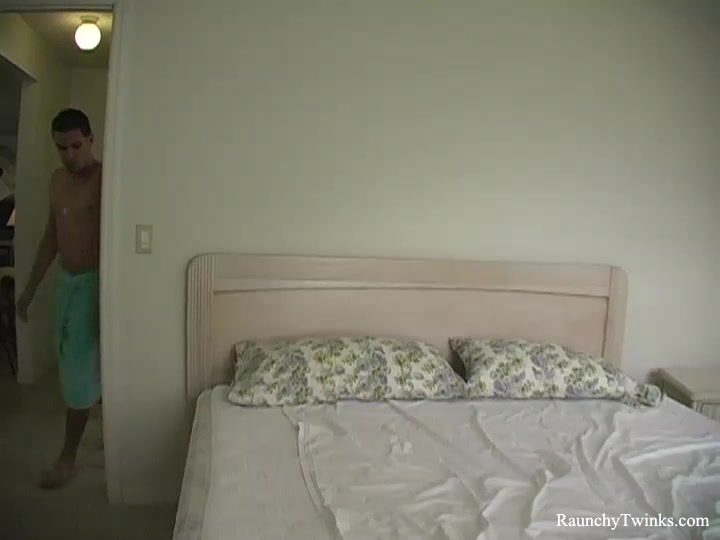 RaunchyTwinks Video: Naked Gabriel & His Big Hard Cock