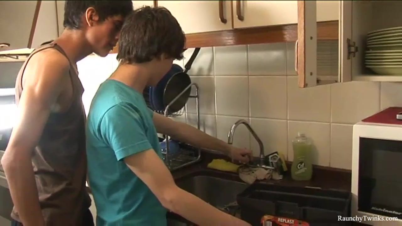RaunchyTwinks Video: Twinks Make Each Other Cum