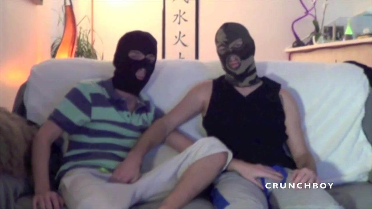 Sunny fucked by 2 bad boys with mask and big cocks - CrunchBoy