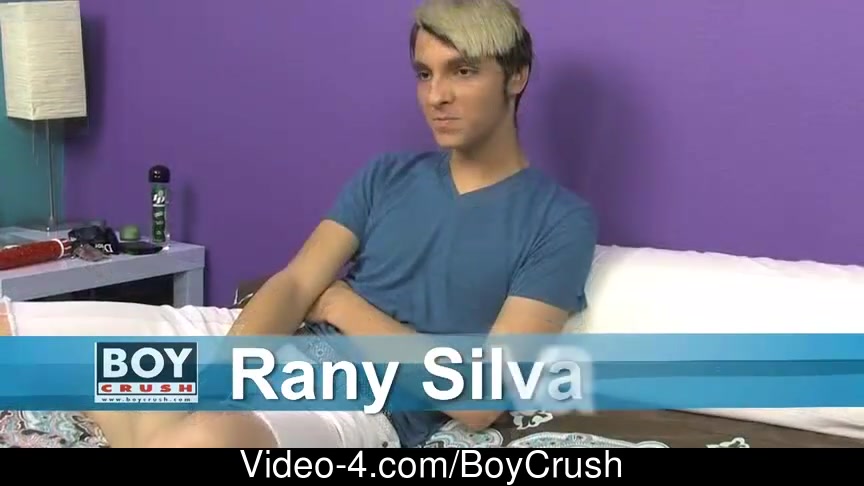 Rany Silva is a slender blond twink thats home all alone