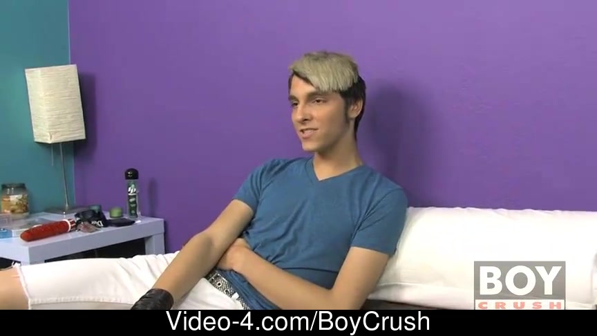 Rany Silva is a slender blond twink thats home all alone