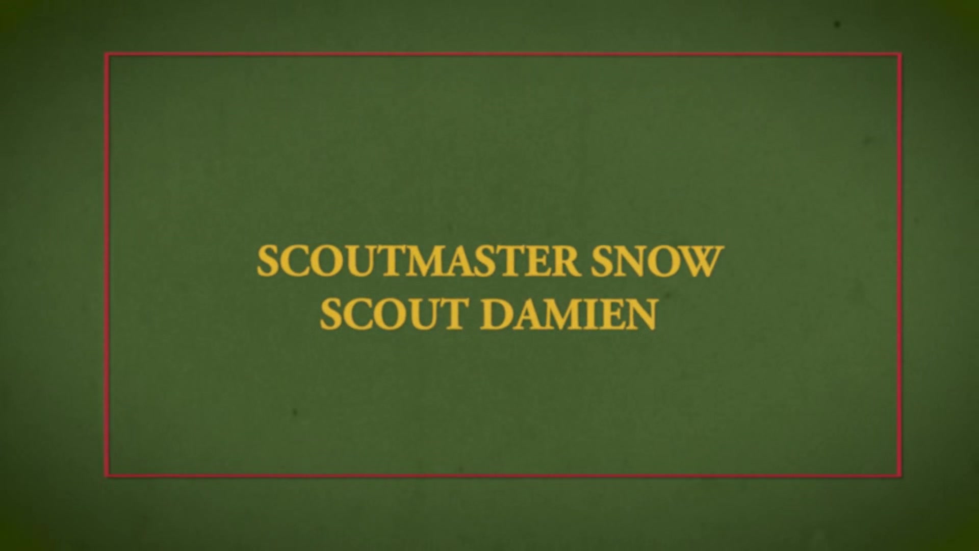 SCOUT DAMIEN Chapter 1 - The Pledge
