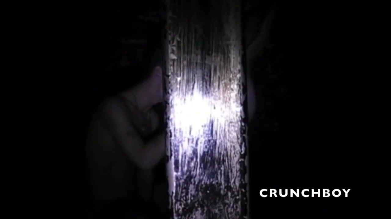 Asian slut fucked in sling by bisex boy in backroom - CrunchBoy