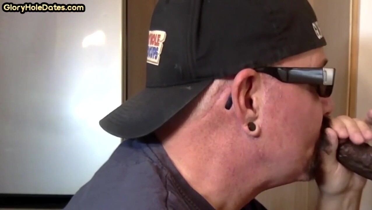 IR gaydaddy assfucked by hard black penis after gloryhole BJ