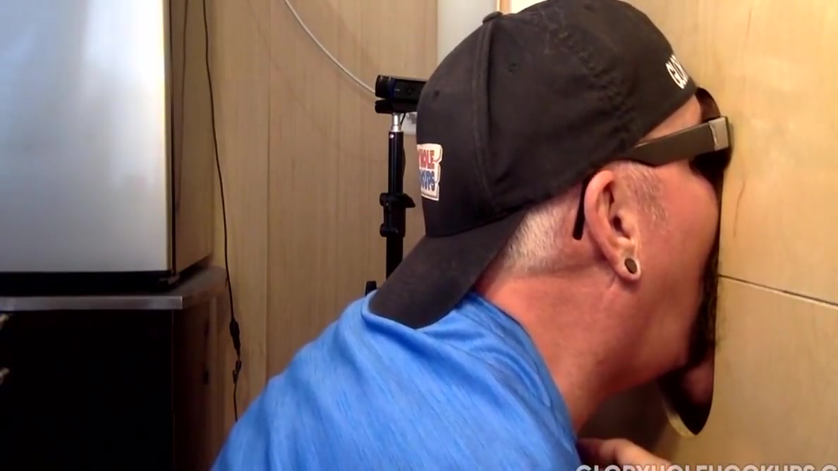Real Gloryhole Dilf Sucks Cock At Home Till Cum In Mouth