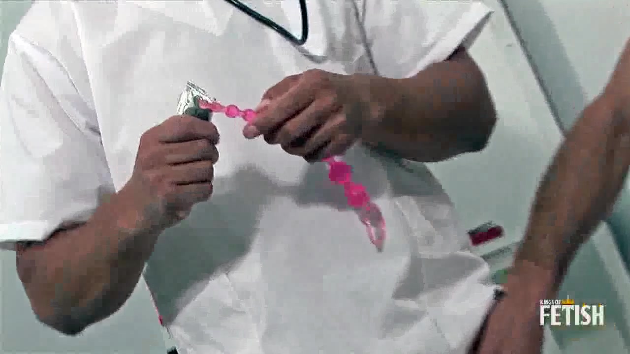 Massive doctor blows his patient big cock to get cum for examination