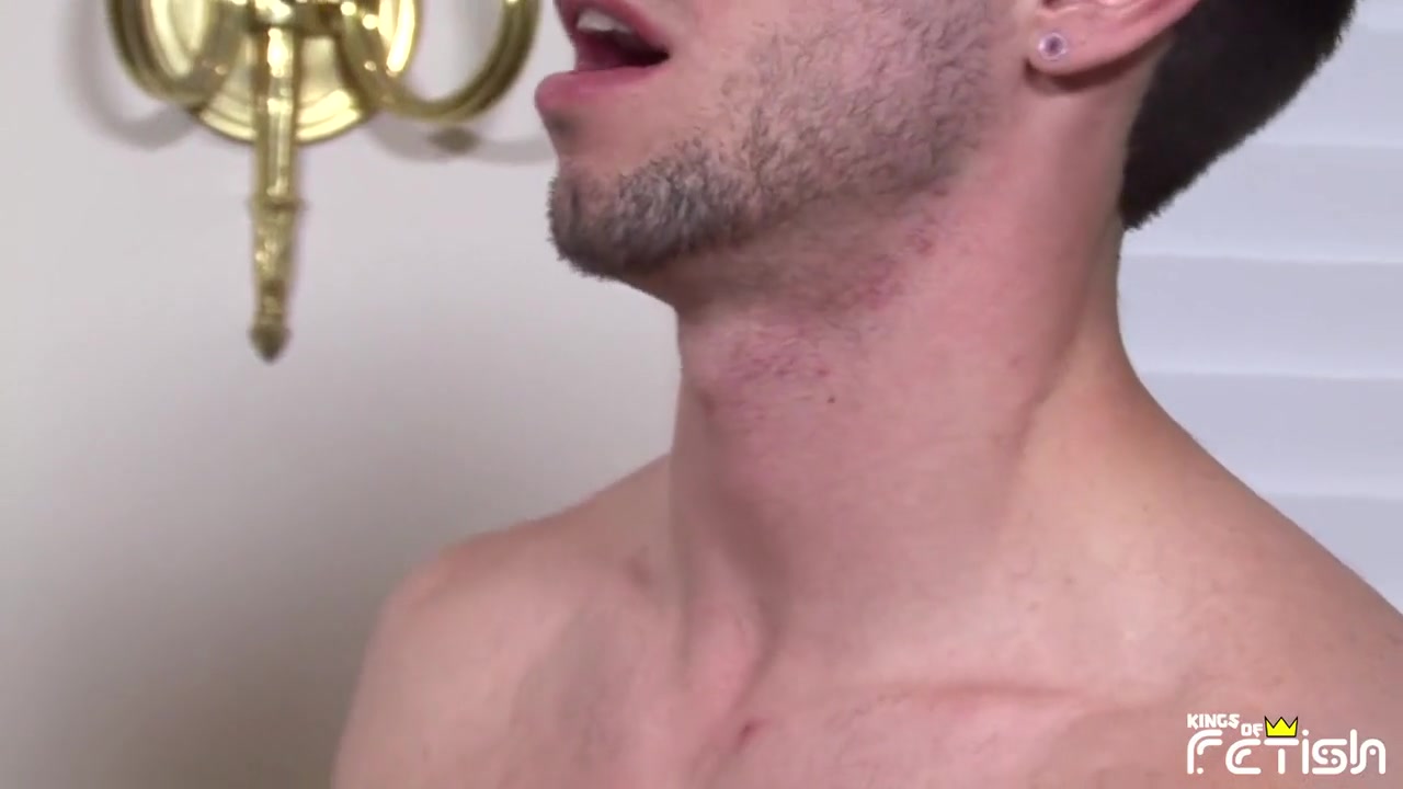 Muscular man sucks two young guys with big cocks after playing pool