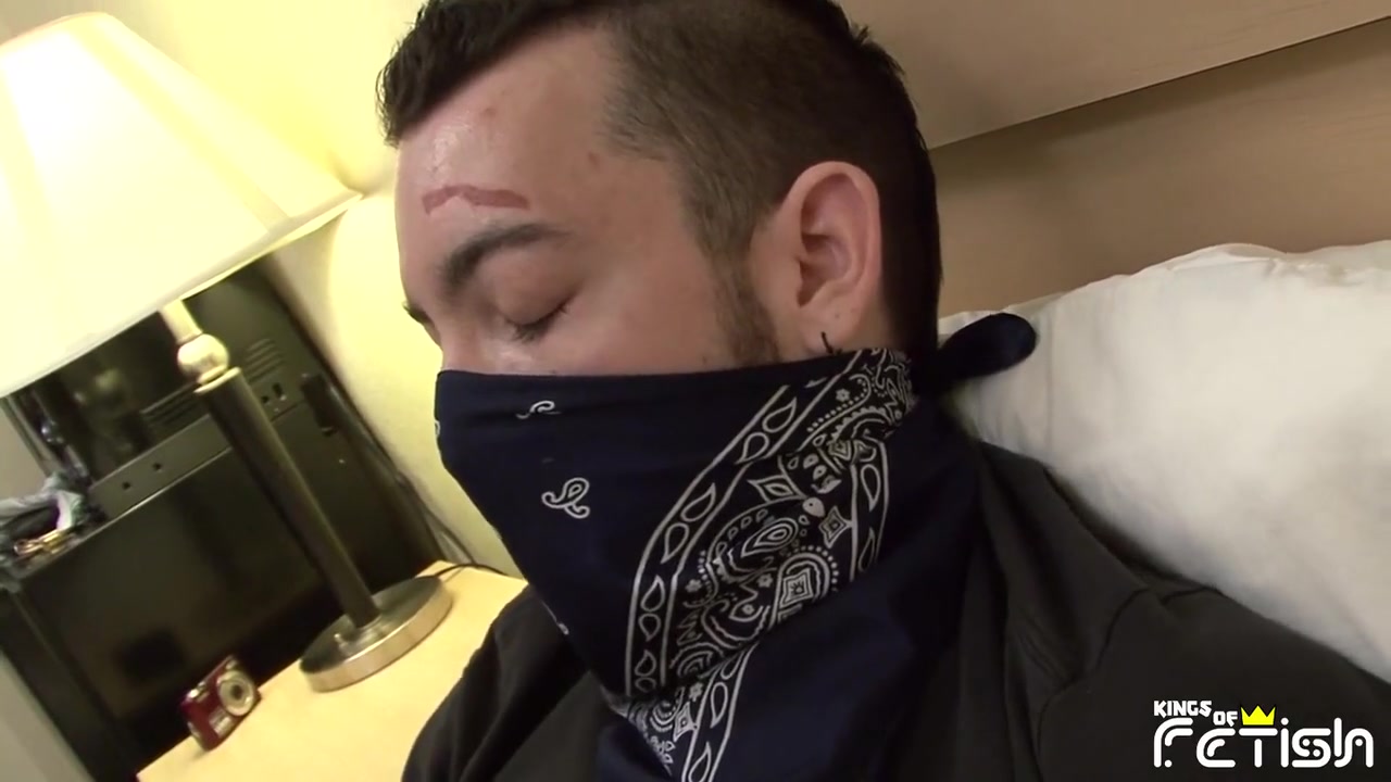 Horny guy gives a deep blowjob to his partner on the bed