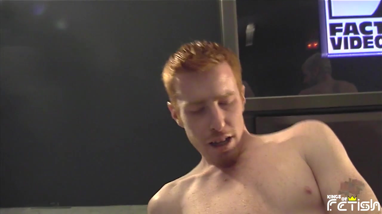 Three horny guys have anal sex at the cinema while another dude watches and masturbates