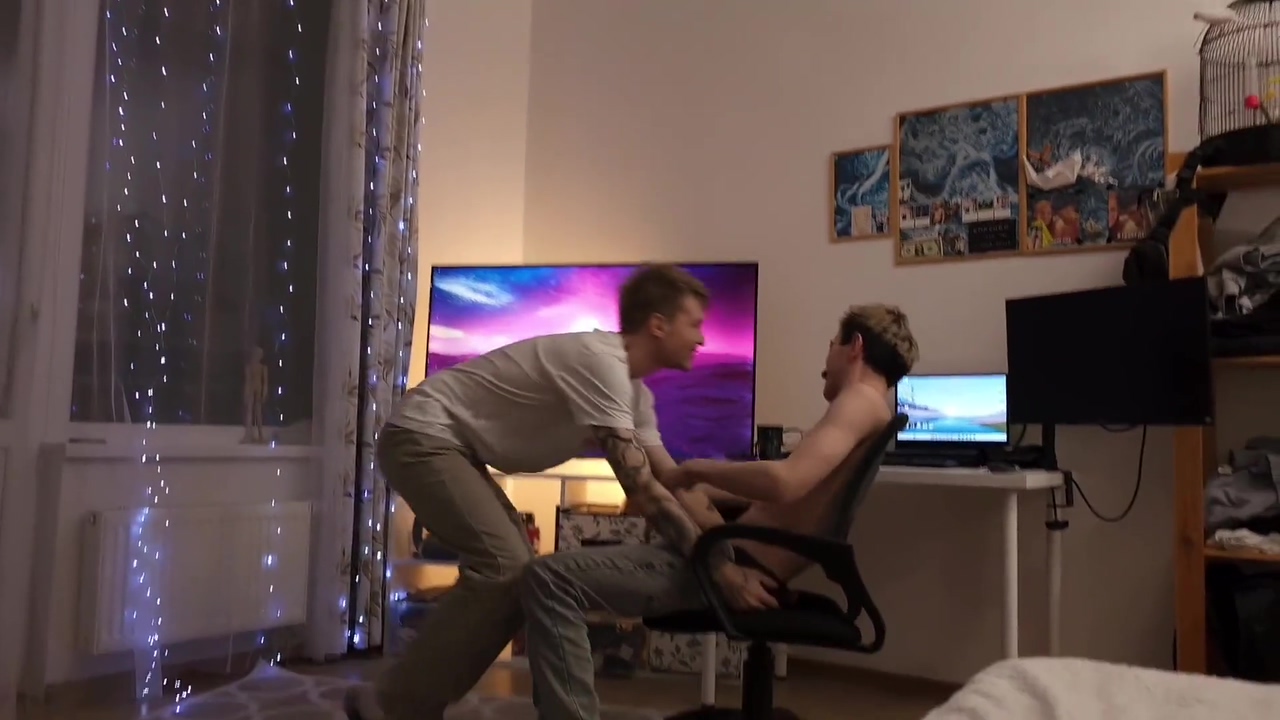 Invited A Friend To Visit And Fucked Him Hard