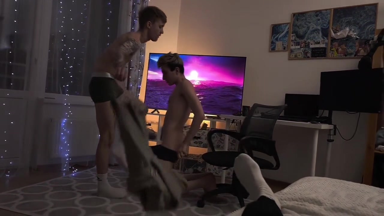 Invited A Friend To Visit And Fucked Him Hard
