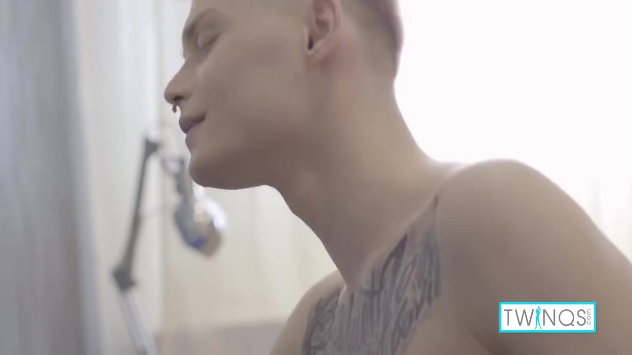 Logan Covers Olivers Inked Chest With His Biggest Load!