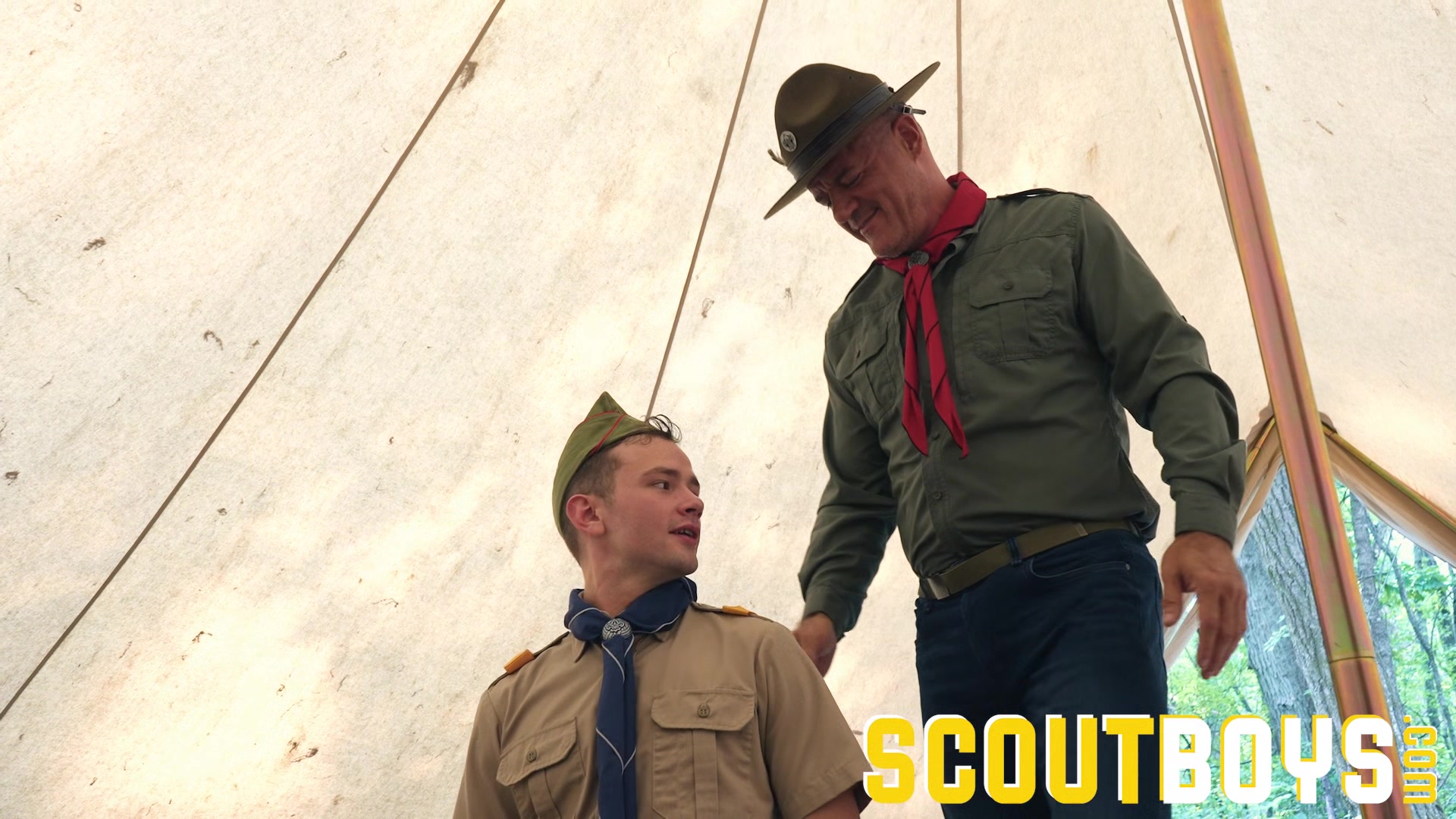 ScoutBoys Logan Cross seduced and fucked raw by a hung Dillon Stone