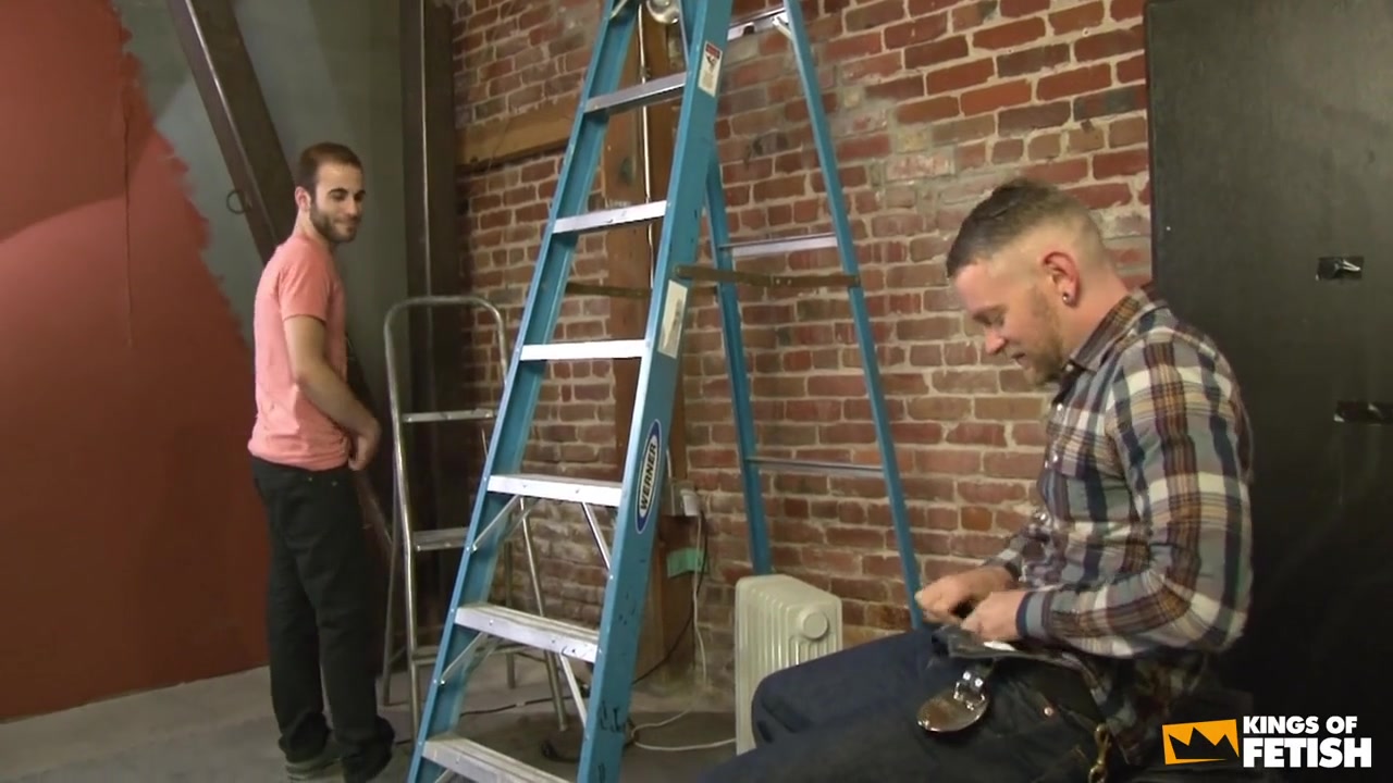 Guy gets his hairy ass pumped and creampied by a tattooed dude
