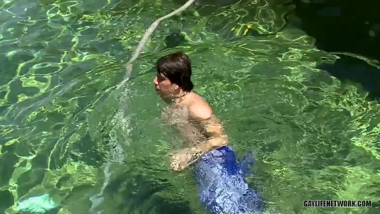 Stroking His Long Slippery Cock - Jordan Long