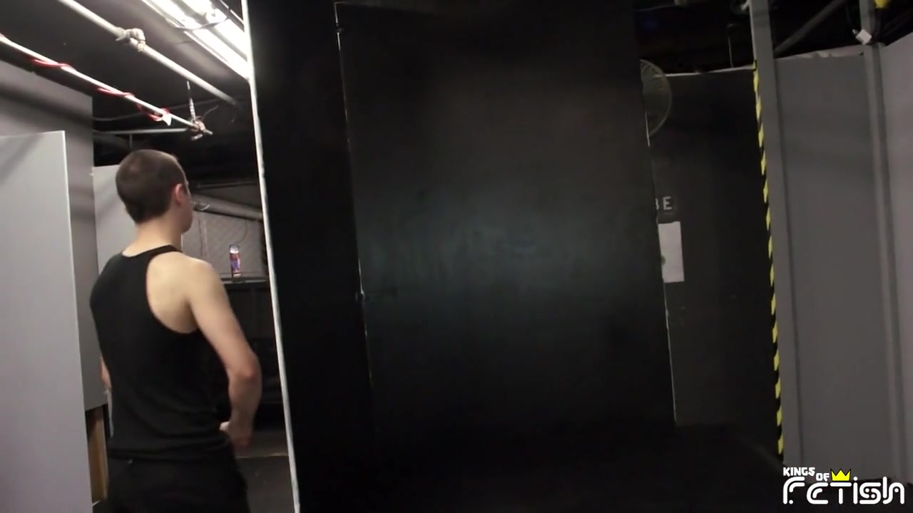 Group of young guys suck their big dicks while two of them have anal sex