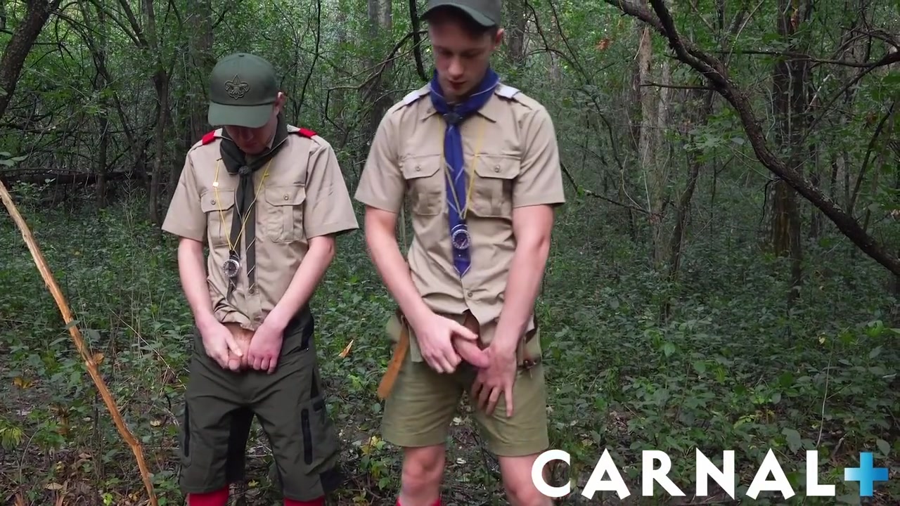 Barebacks Along Outdoor Trail With Cole Blue And Scout Ian