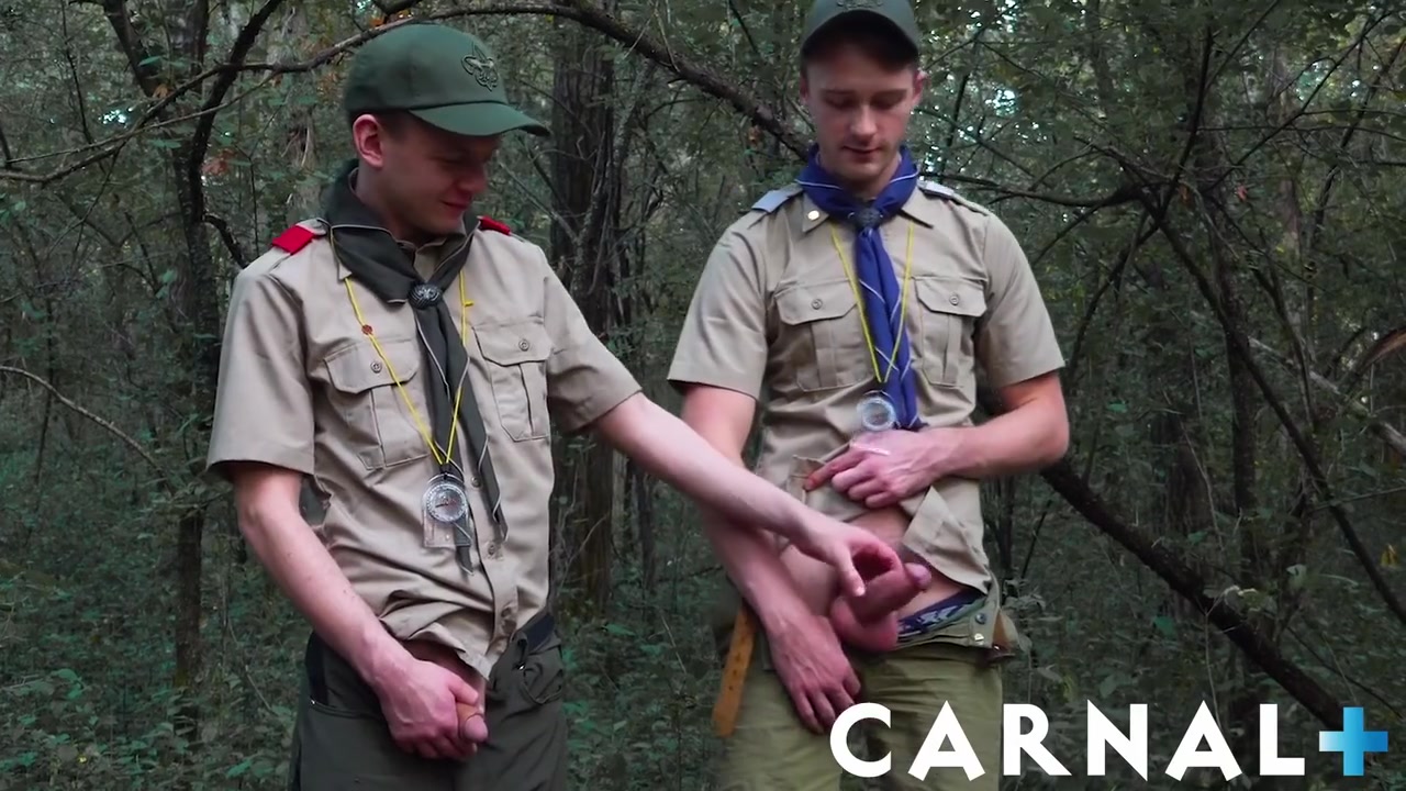 Barebacks Along Outdoor Trail With Cole Blue And Scout Ian