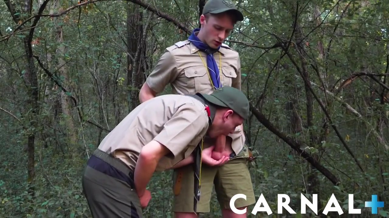 Barebacks Along Outdoor Trail With Cole Blue And Scout Ian