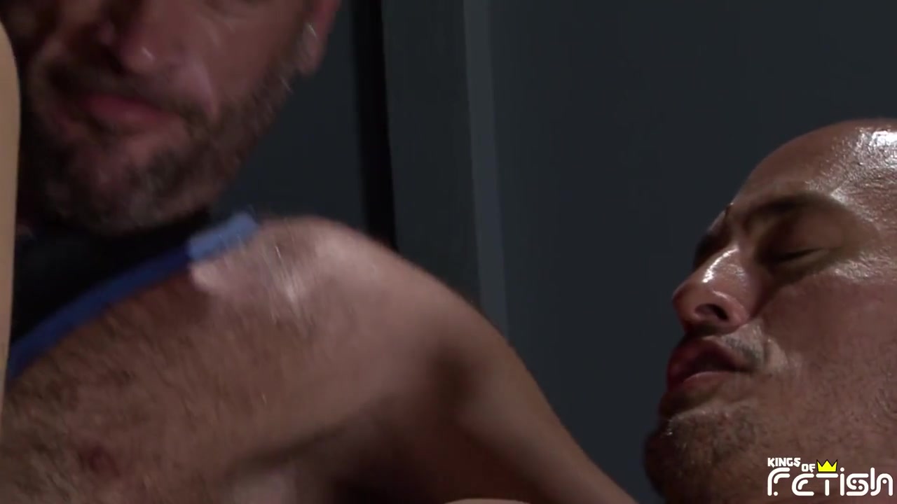 Horny guy gets his asshole fucked hard in dirty gangbang bareback style