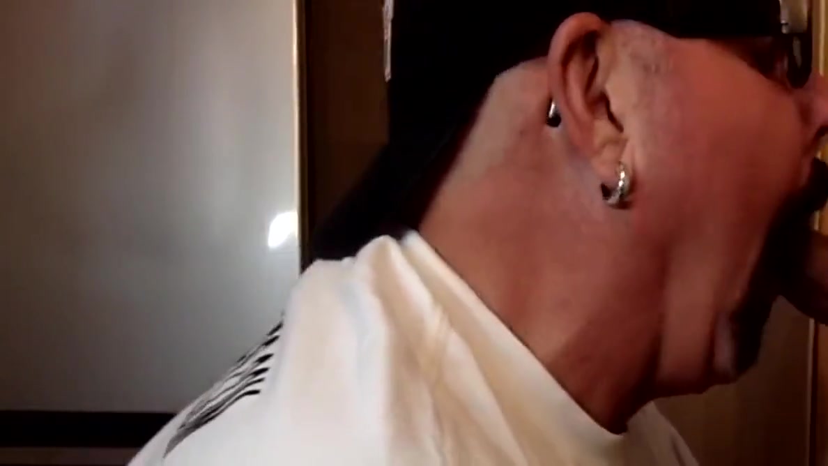 Gloryhole Dilf With Moustache Sucks Cock Till Cum In Mouth