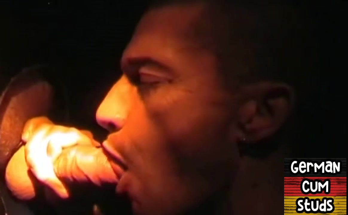 Amateur German gay facialized in closeup gloryhole BJ