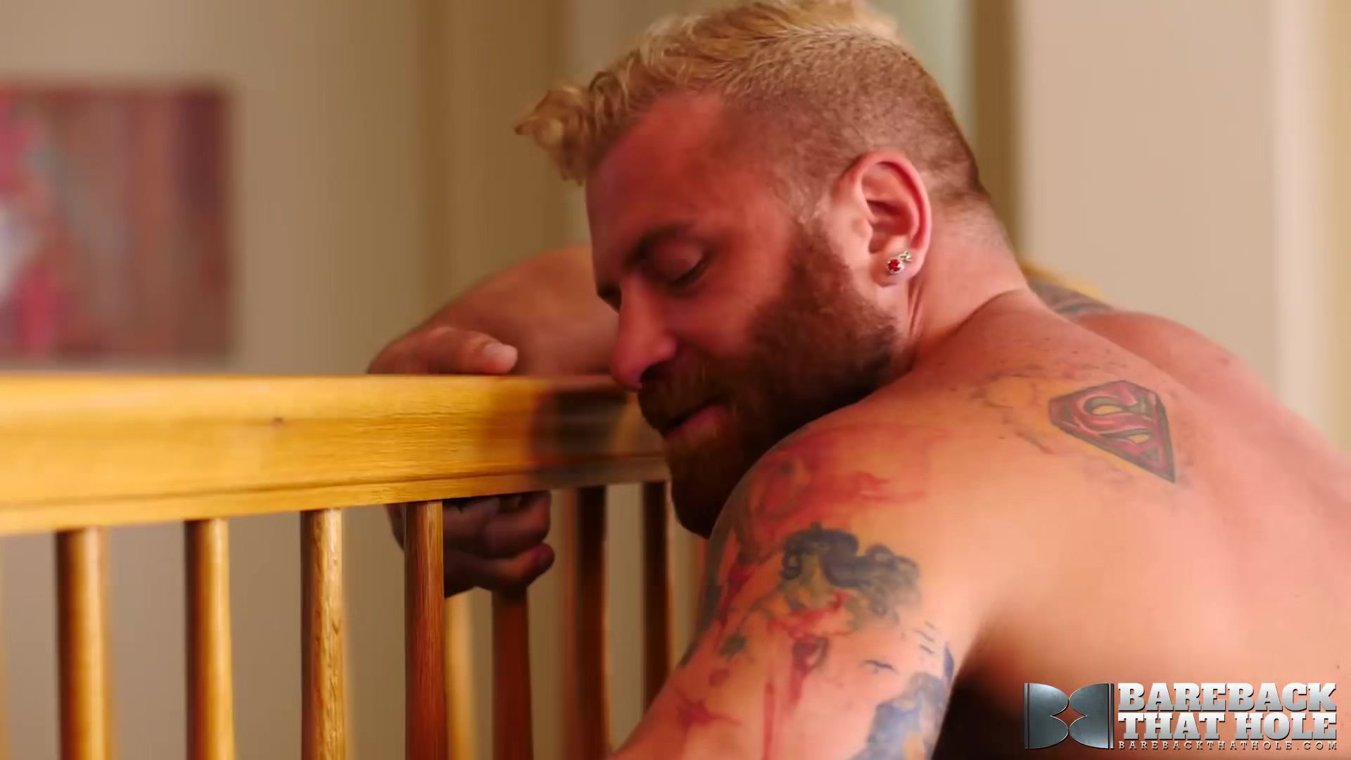BAREBACKTHATHOLE Sherman Maus Pounded Inked Riley Mitchel