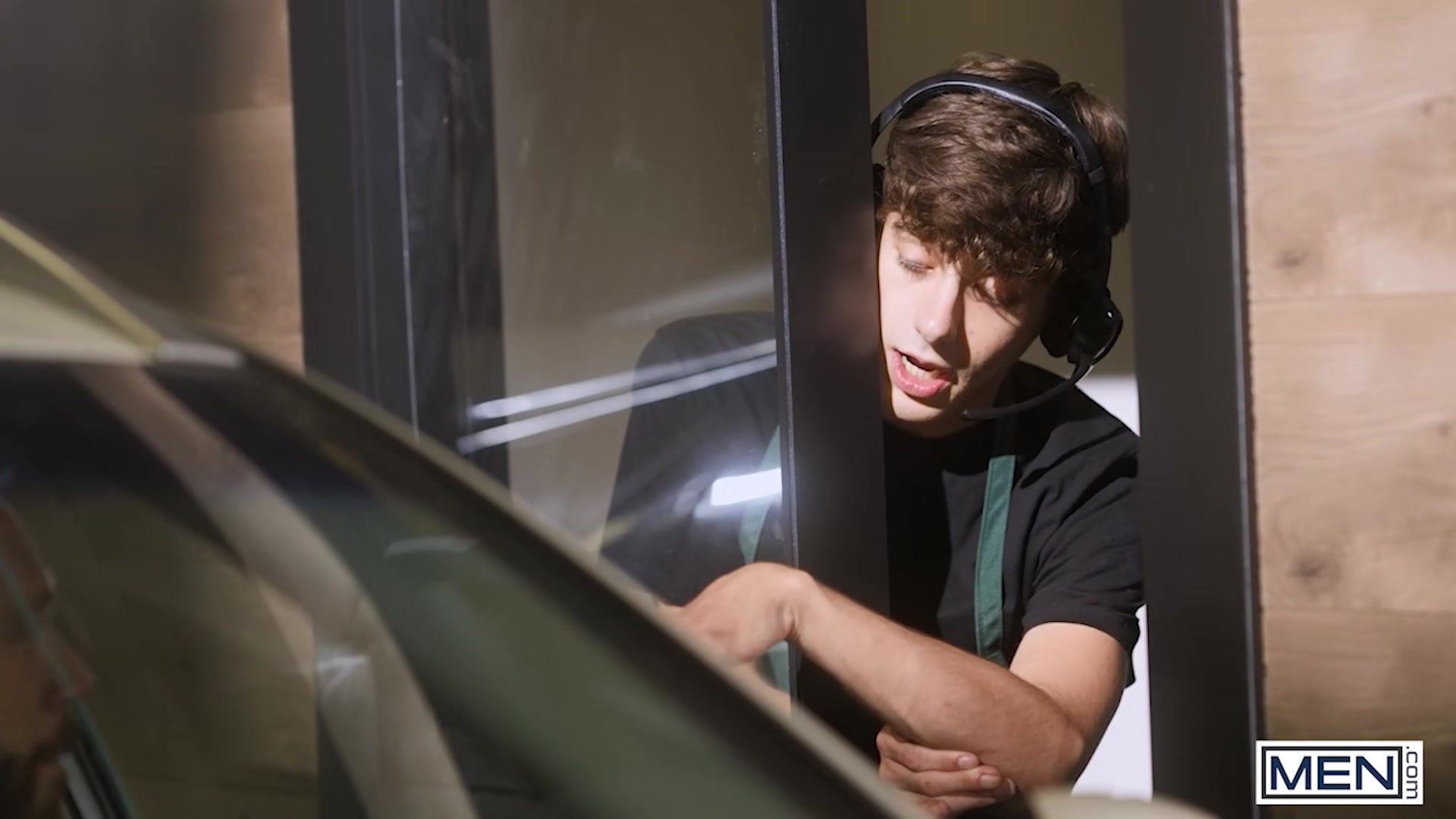 MEN - Slutty Barista Joey Mills Rides Brogan's Hard Dick Till He Cums And Takes A Hot Cream In His Mouth