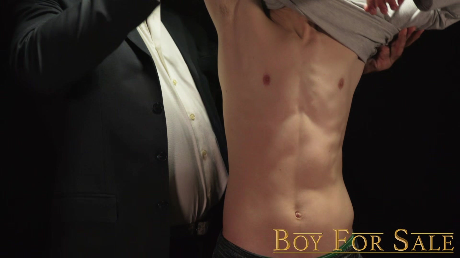 BoyForSale Rich DILF Felix Kamp gets cute smooth twink to cum twice