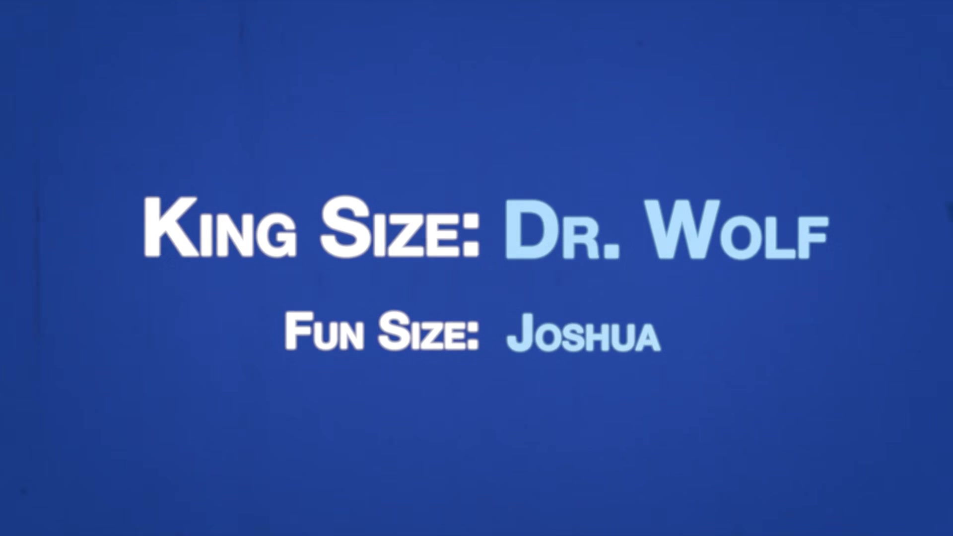 JOSHUA Chapter 1 - Dr. Wolf's Office