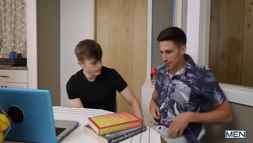 Jake Preston, Kane Fox And Caleb Manning In And In Finally Gets It On With His Tutor Men