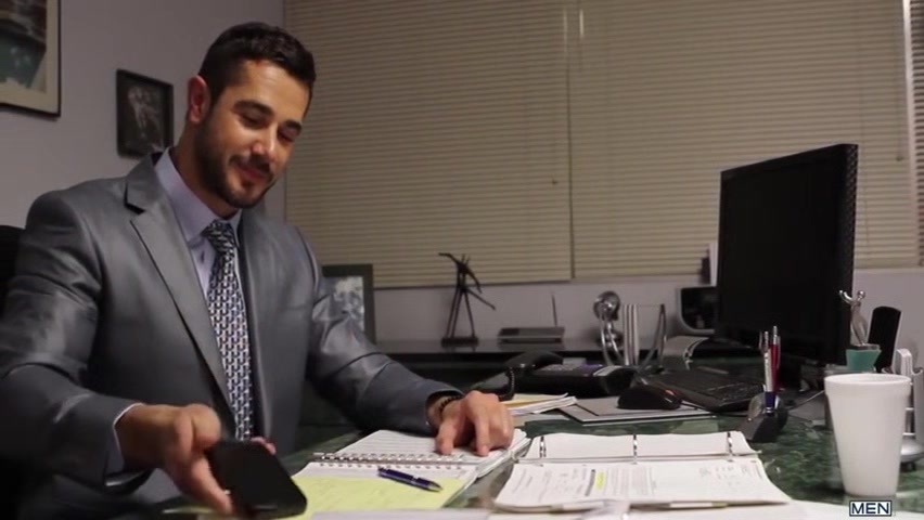 Dean Monroe And Topher Dimaggio - Office Anal Bang With Slick And And
