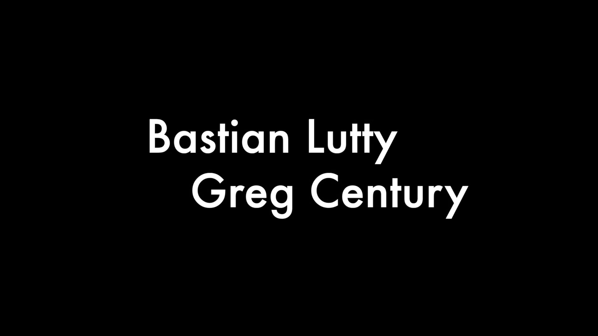 Bastian Lutty and Greg Century
