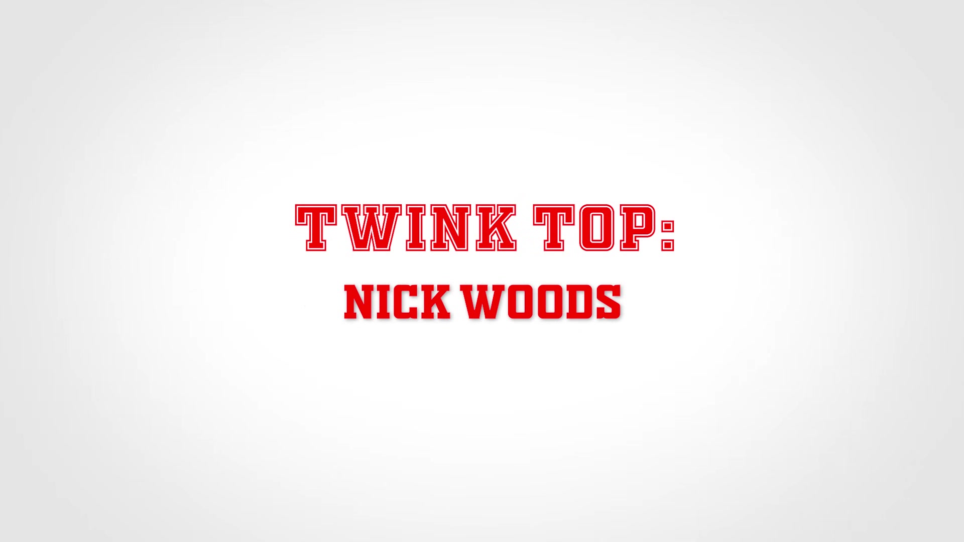 NICK WOODS Chapter 1 - Getting Back In