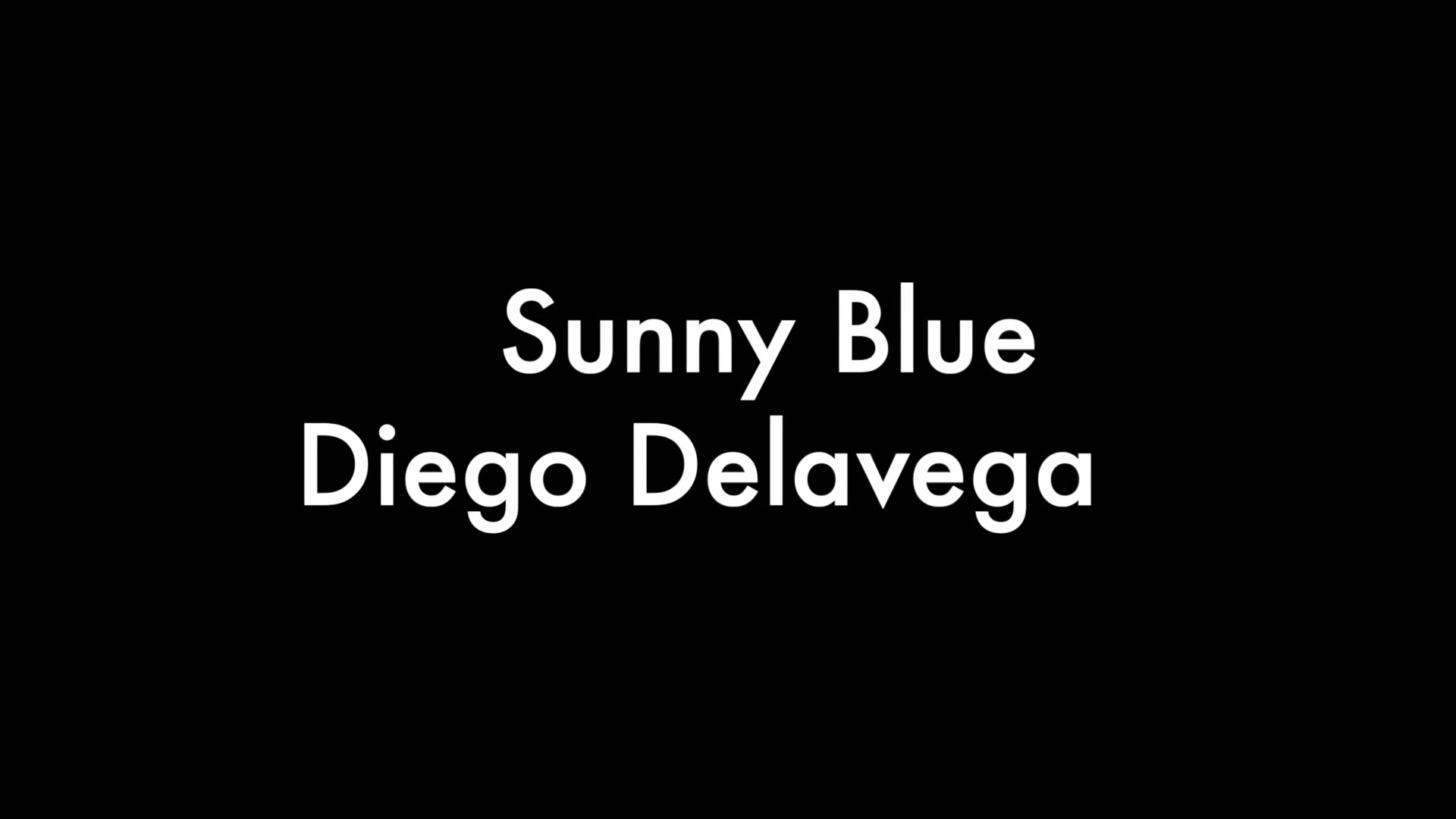Sunny Blue and Diego Delavega