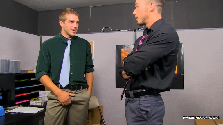 Fucked by the New Office Guy - Austin Ried & Kirk Cummings