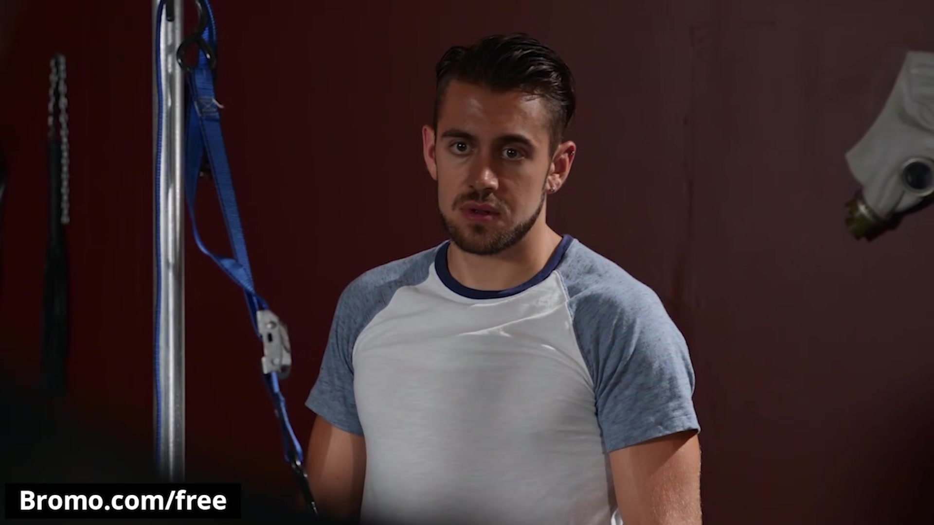 BROMO - Dante Colle Moans With Pleasure As Trevor Laster Fucks Him And Shoots His Jizz All Over His Ass