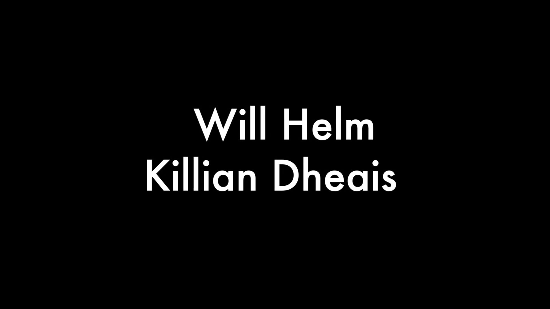 Will Helm and Killian Dehais