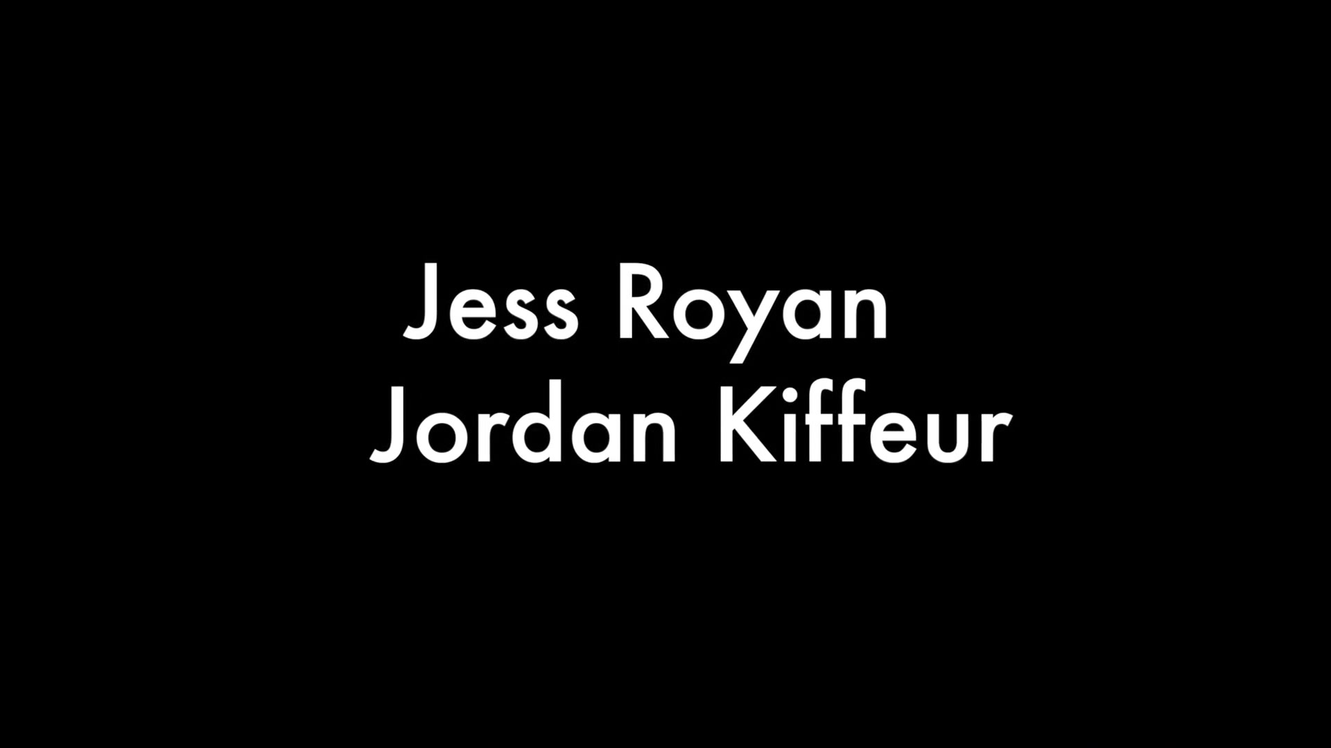 Jordan Kiffeur and Jess Royan